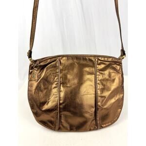 VTG Phillippe Bronze Crossbody Handbag Purse Adjustable Straps 1080s